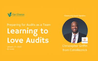 [EDLC] Learning to Love Audits: Preparing for Audits as a Team